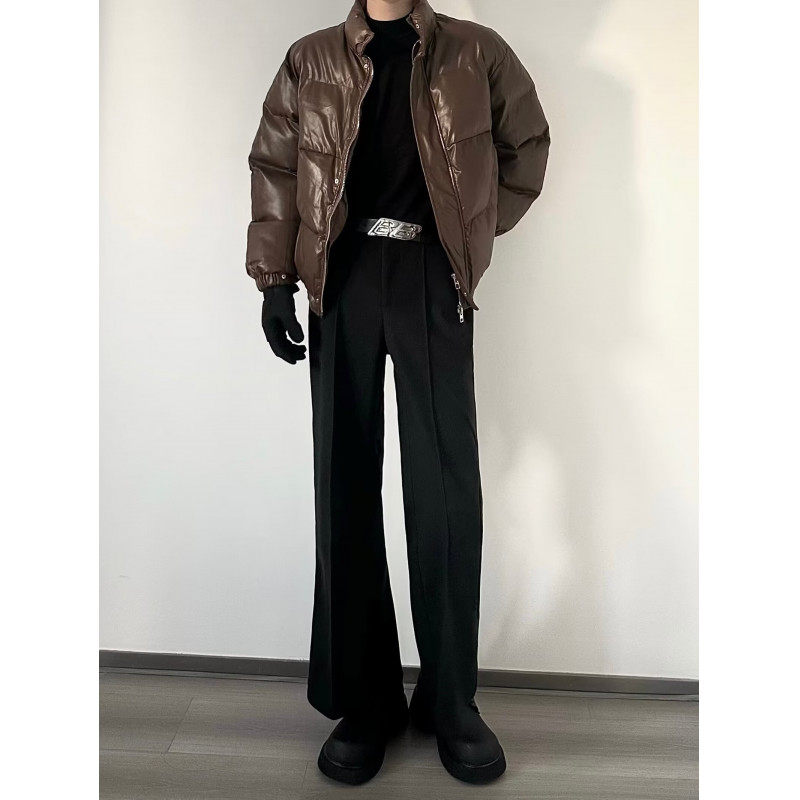 Men's new style youth fashion casual high-end push-up trousers