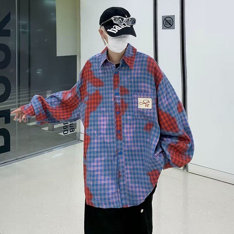 Men's new autumn long-sleeved shirt jacket