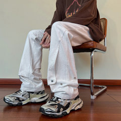 Autumn and winter new style American ins high street niche rivet jeans