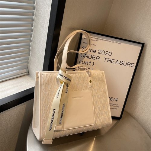 Internet celebrity niche texture commuter armpit bag women's autumn and winter simple tote bag large capacity fashion shoulder bag