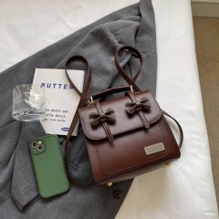 High-end texture retro women's backpack 2024 new popular versatile travel backpack student mini school bag