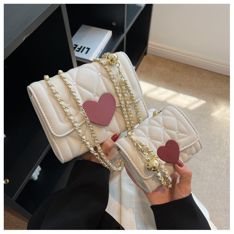 Autumn and winter small fragrance mini children's parent-child love cross-body accessories lipstick mobile phone women's bags wholesale