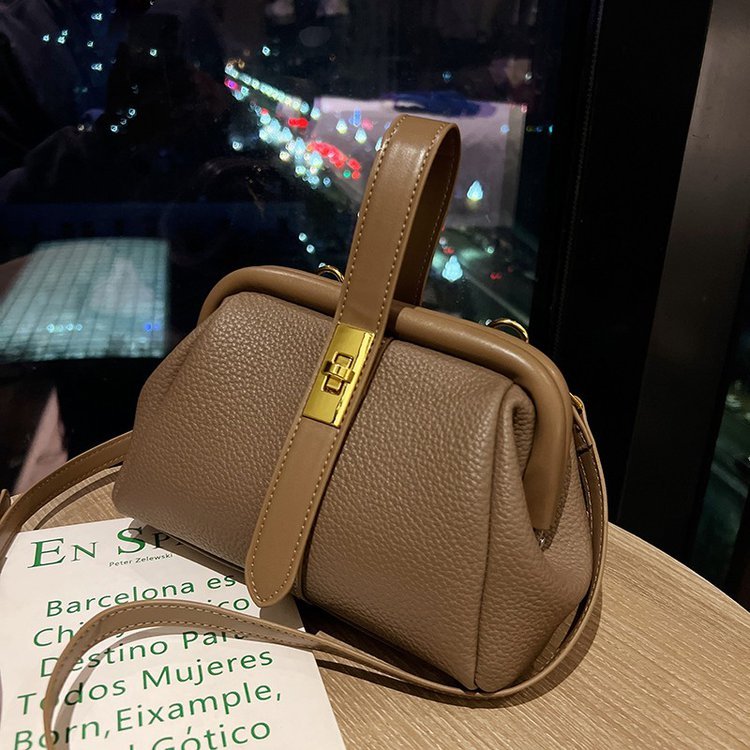 Cross-border supply, new bags, high-quality pebbled one-shoulder cross-body handbags, personalized versatile handbags for women