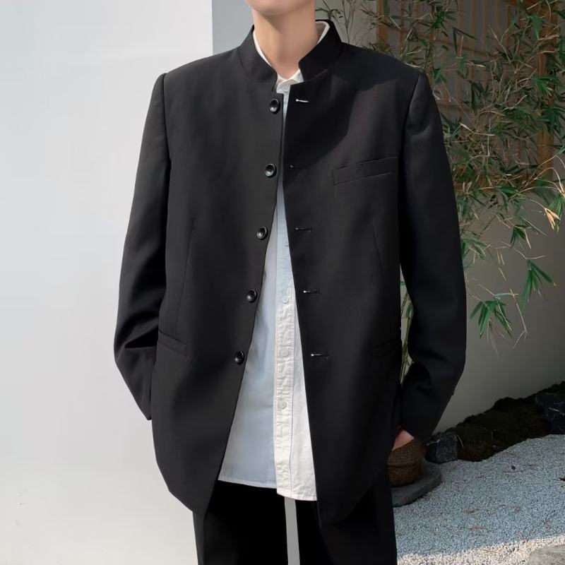 Piushuai new Chinese tunic jacket men's spring and autumn Zhao Shanhe same style casual stand collar suit jacket trendy