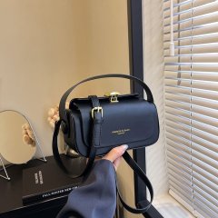 Korean version of trendy fashion high-end small square bag for women new 2024 spring and summer single shoulder crossbody bag textured crossbody bag