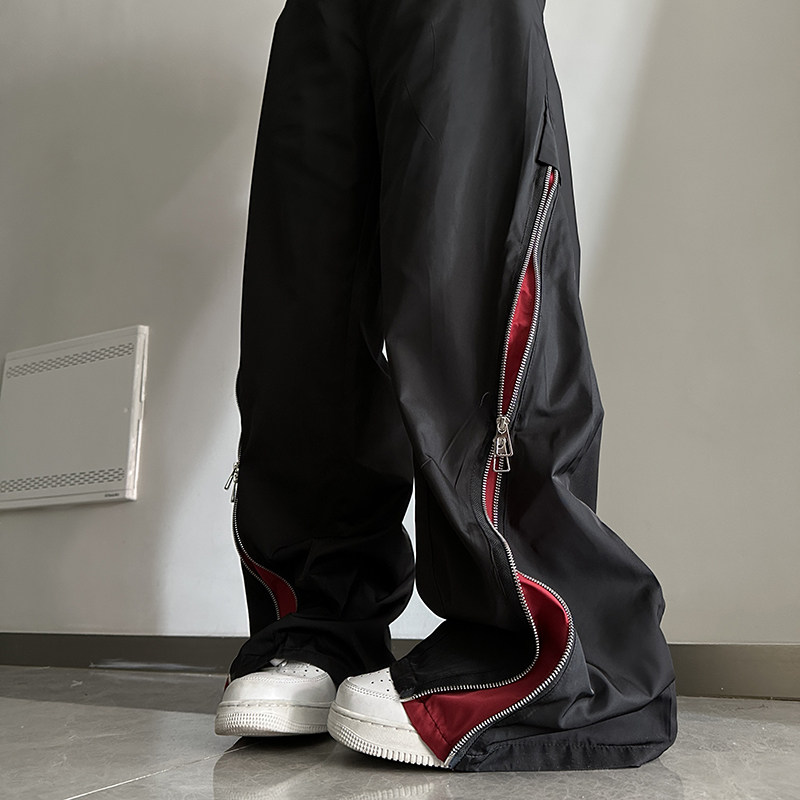 American ins high street niche splicing loose casual hiking pants and assault pants