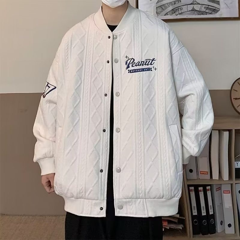 Baseball jacket men's spring and autumn American youth jacket trendy brand couple men's tops