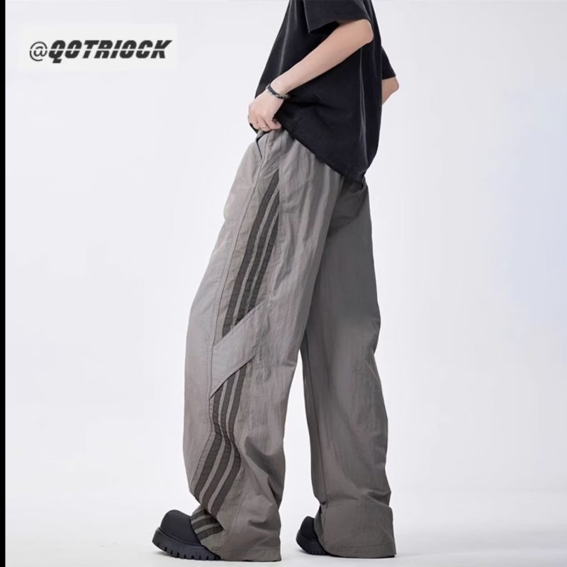 Striped assault pants men's American outdoor functional waterproof mountaineering pants handsome loose casual trousers
