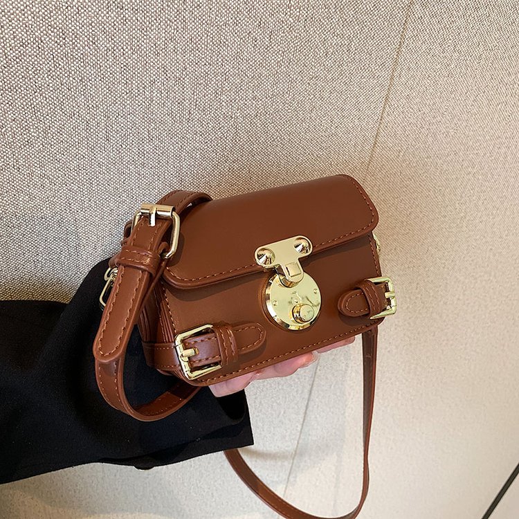 Mini small bag for women autumn and winter new European and American retro small square box bag niche ladies crossbody bag lipstick bag
