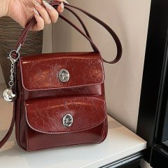 Niche design high-end messenger bag for women 2024 summer new cross-body bag for work and commuting single shoulder small square bag