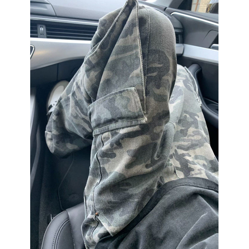 camouflage overalls