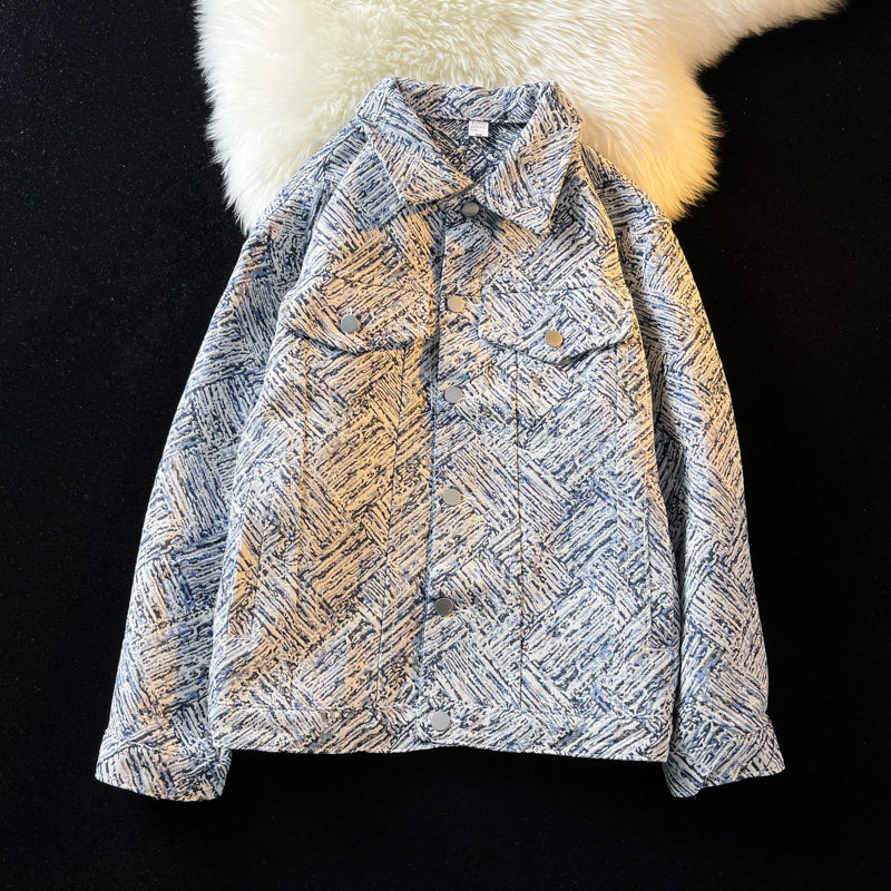 Autumn new simple high-quality knitted jacket men's versatile long-sleeved original version