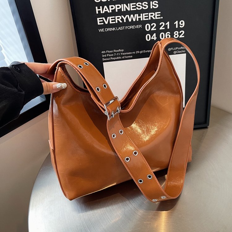 Cross-border ladies 2024 new Korean style fashionable texture small square bag simple and versatile solid color single shoulder crossbody bag