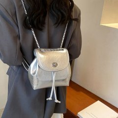 Fashionable backpack women's new ins simple outdoor small backpack 2024 summer niche casual student bag