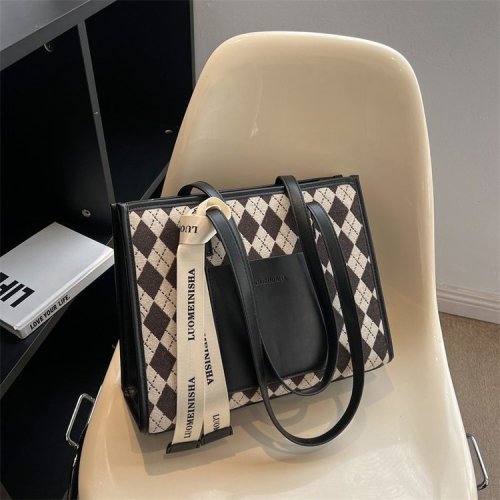 Internet celebrity niche texture commuter armpit bag women's autumn and winter simple tote bag large capacity fashion shoulder bag