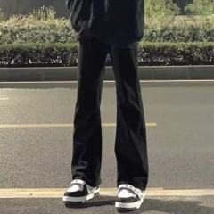 Internet picture American style ins high street handsome trendy brand versatile straight leg loose bootcut jeans