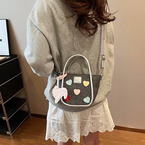 This year's popular bucket bag for women 2024 new summer versatile one-shoulder crossbody small bag hot style contrasting handbag
