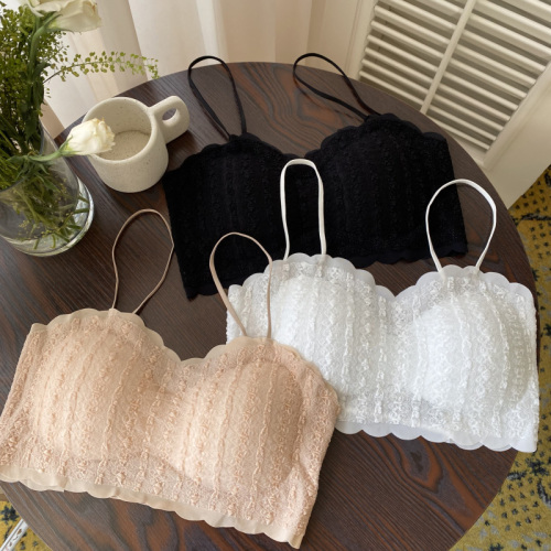 Real shot and real price summer beautiful back sling chest pad outer wear bottoming tube top all-in-one underwear bra vest inner vest