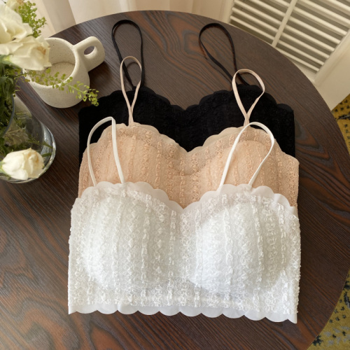 Real shot and real price summer beautiful back sling chest pad outer wear bottoming tube top all-in-one underwear bra vest inner vest