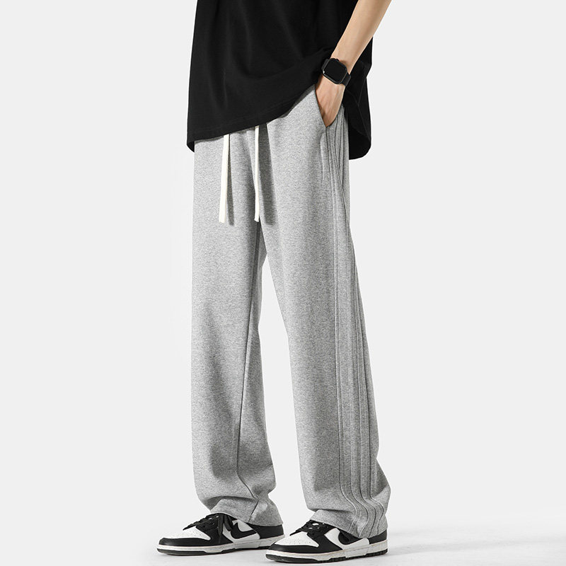 Shadowless wall loose vertical striped casual all-match sweatpants casual pants