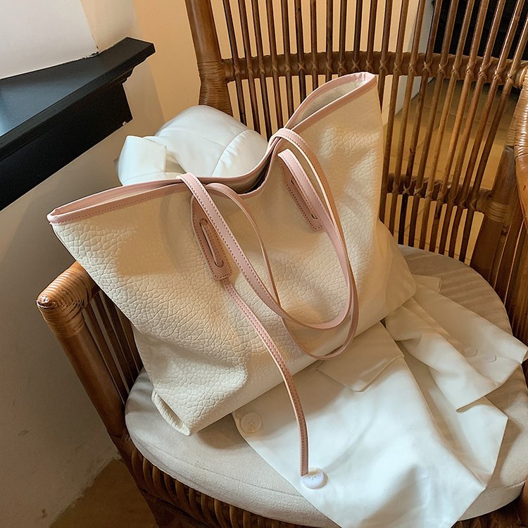 Foreign trade women's bag new nylon casual bag large capacity work and class commuting tote bag Korean style simple shoulder bag