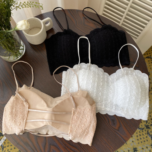 Real shot and real price summer beautiful back sling chest pad outer wear bottoming tube top all-in-one underwear bra vest inner vest