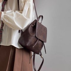 Fashionable large-capacity backpack for women winter new simple casual backpack fashionable women's backpack