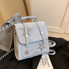 Casual large-capacity sequined personality 2024 new trendy fashion multifunctional star portable travel backpack for women