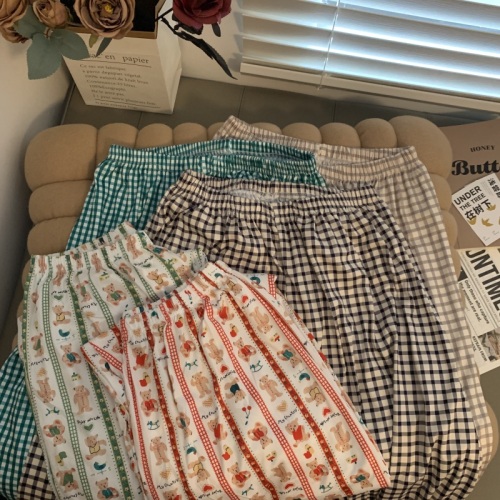 Actual price and actual shot of cotton silk pajamas for women, thin cotton silk wide-leg pants, Internet celebrity hot style, versatile pants that can be worn at home and outside