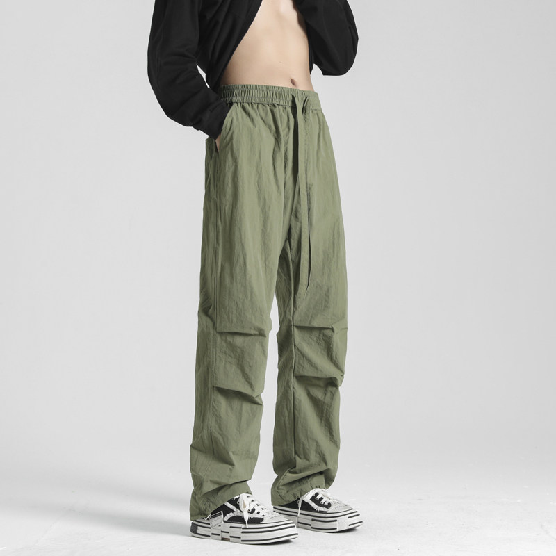 High quality parachute men's casual quick-drying pants waterproof storm pants loose trousers