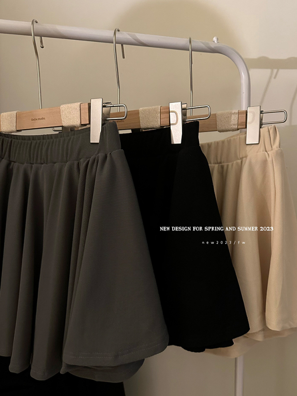 Actual shot ~ real price ballet style skirt for women in summer small tall waist slimming A-line skirt anti-exposure short skirt