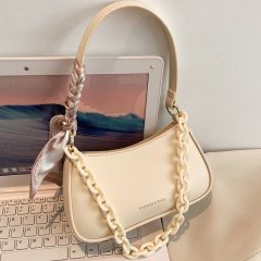 Summer bags for women 2024 new fashion high-end shoulder women's bag chain crossbody bag versatile ins armpit bag