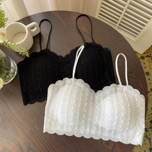 Real shot and real price summer beautiful back sling chest pad outer wear bottoming tube top all-in-one underwear bra vest inner vest