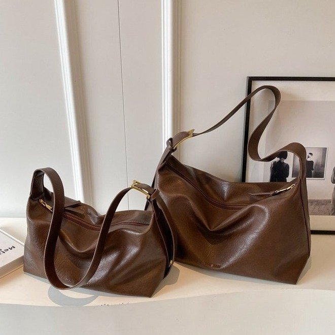 Korean bucks leather sheepskin small square bag simple and casual tote bag hand-carrying one-shoulder cross-body bag for women