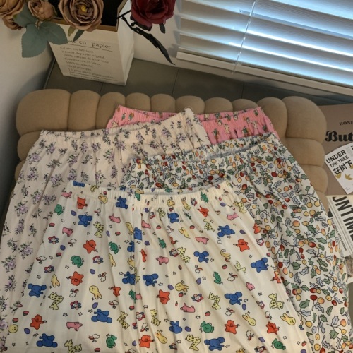 Actual price and actual shot of cotton silk pajamas for women, thin cotton silk wide-leg pants, Internet celebrity hot style, versatile pants that can be worn at home and outside