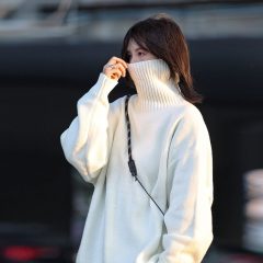 Inner sweater women's turtleneck thickened sweater original soft anti-pilling sweater