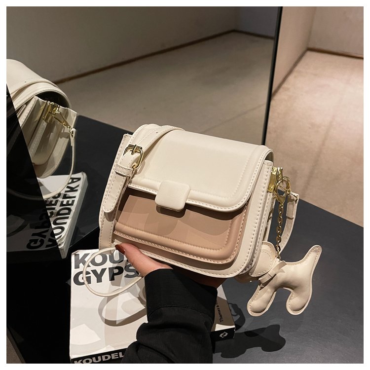 High-end light luxury shoulder bag double-layer crossbody bag 2024 spring and summer new bag female ins style student bag