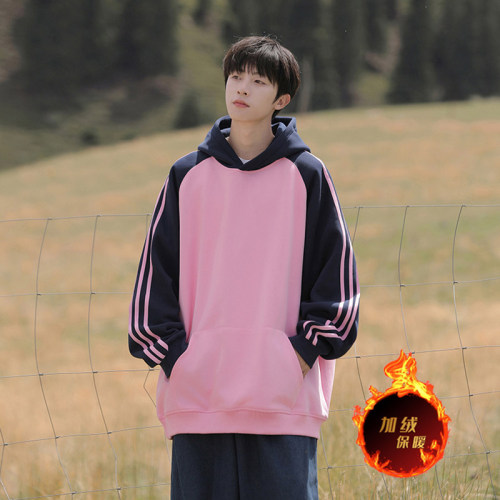 Dewu high-quality second-hand 480g 100% cotton plus velvet thickened loose webbing sweatshirt that supports returns and exchanges