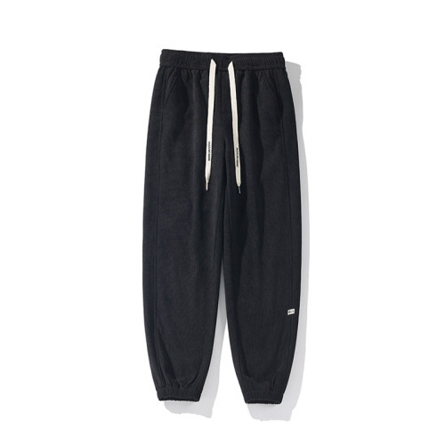 New winter style interior large size sherpa corduroy pencil pants