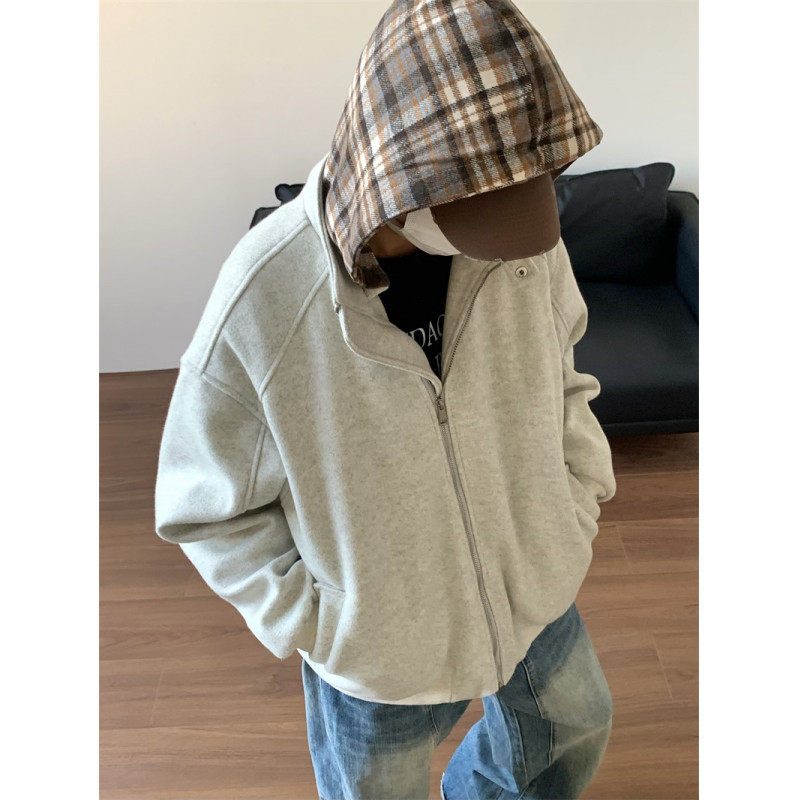 Large velvet cotton coat