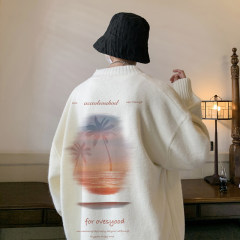 high quality!  Autumn and winter half turtleneck sweater for men, velvet thickened sweater for men, knitted sweater for men