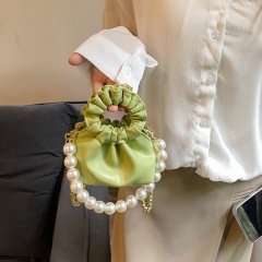 ins new Korean version princess pearl children girls hand carry crossbody accessories small shoulder bag women's bag wholesale