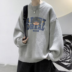 high quality!  Autumn and winter half turtleneck sweater for men, velvet thickened sweater for men, knitted sweater for men