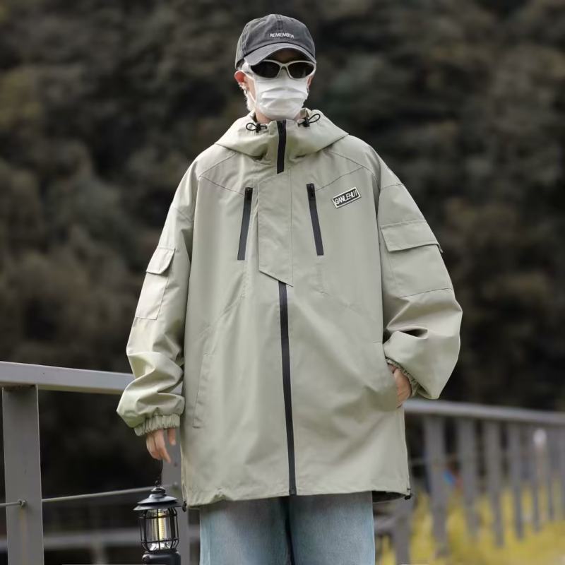 New style jacket men's casual handsome men's tops Korean style trendy autumn fashion brand autumn jacket