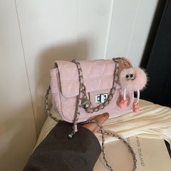 Fashionable small fragrant style bag for women 2024 new spring and summer fashion rhombus chain small square bag mini crossbody bag