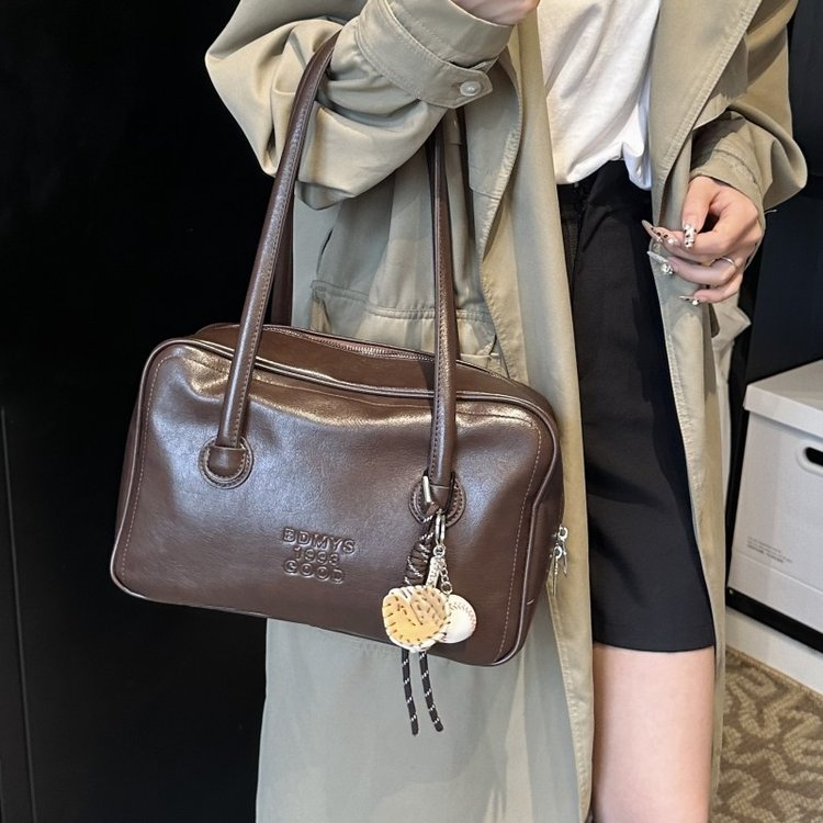 Niche retro women's armpit bags women's bags 2024 autumn new large-capacity tote bag shoulder commuter bag