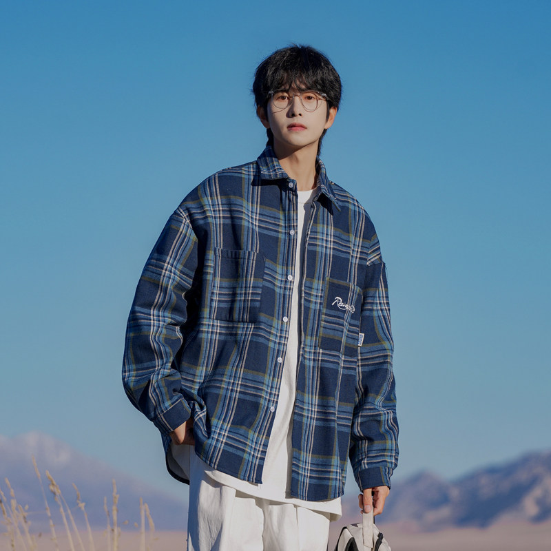 Data style Hong Kong style embroidered shirt--100% cotton-