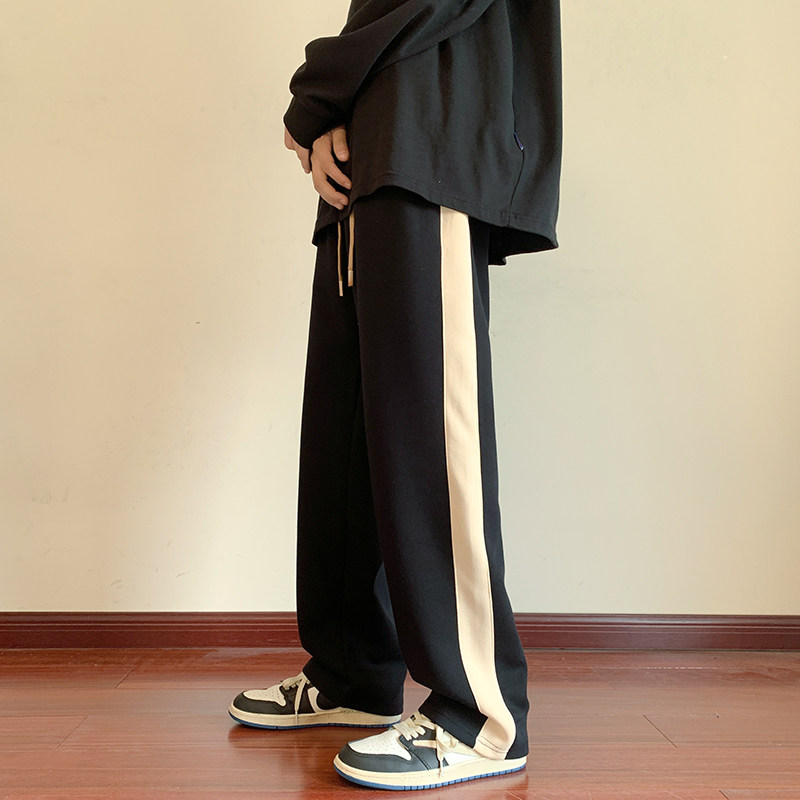 New style thin ice silk trousers, trendy floor mopping