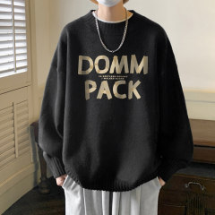 high quality!  Autumn and winter half turtleneck sweater for men, velvet thickened sweater for men, knitted sweater for men