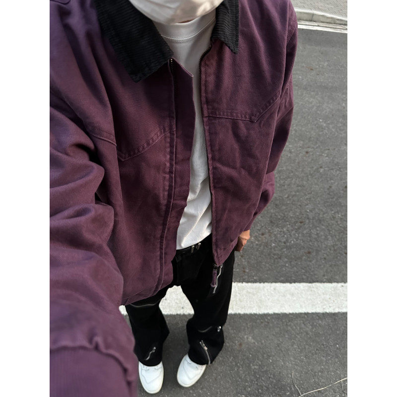 [Available] cleanfit purple Detroit jacket men's high-end work jacket